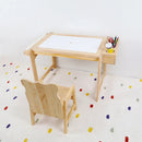 Wooden Activity and Sensory Table Set For Kids