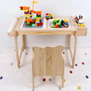 Wooden Activity and Sensory Table Set For Kids